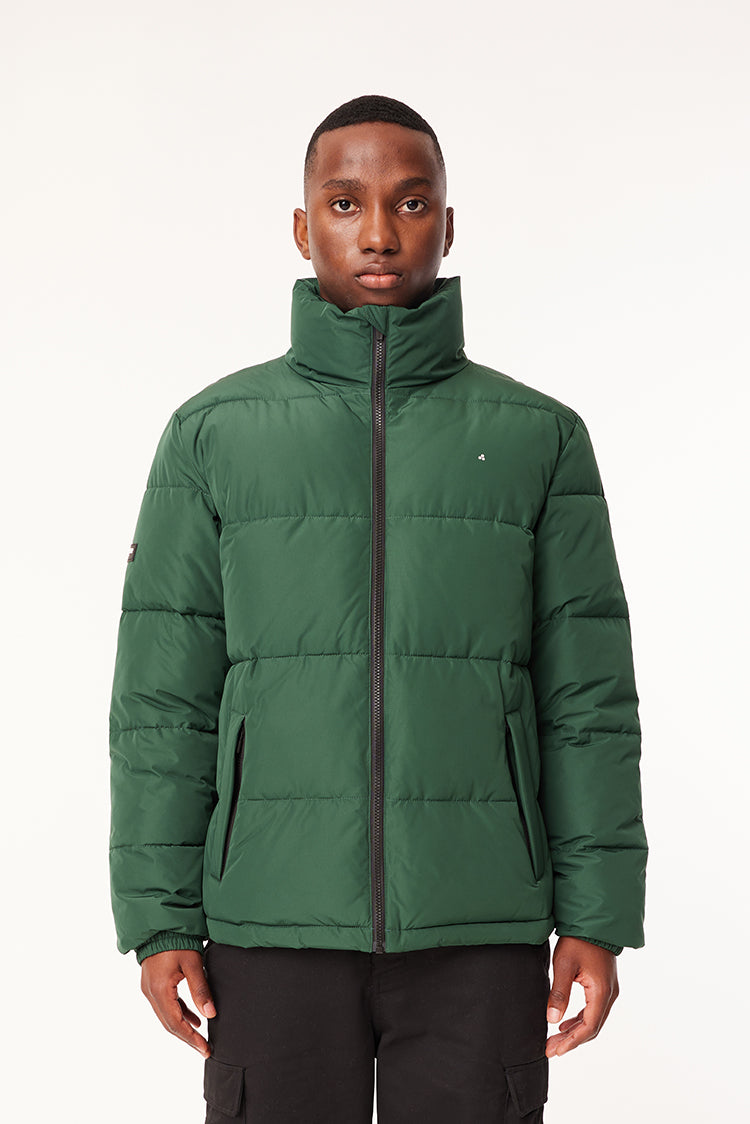 Dark green puffer outlet jacket mens