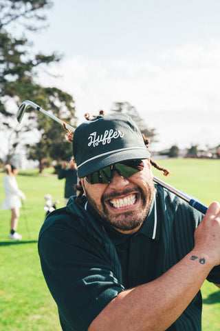 5 PANEL POLO CAP/PAR 97 GOLF GREEN