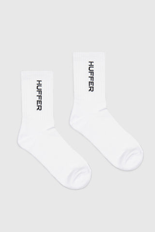 HFR RIB SOCK WHITE