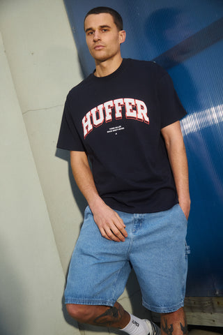 BLOCK TEE 220/POST UP NAVY