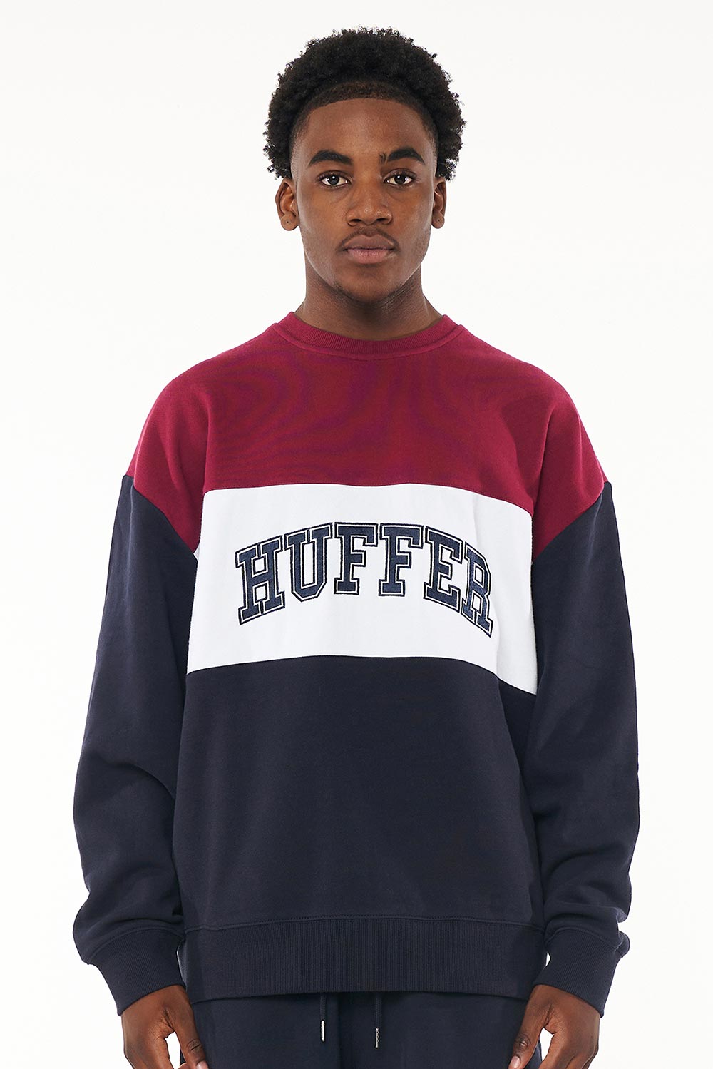 Champion panel outlet crew sweatshirt