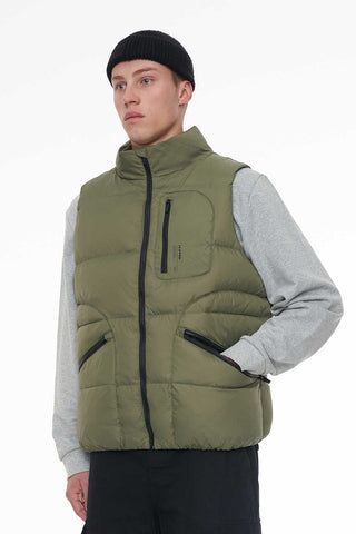 MISSIONS DOWN VEST KHAKI