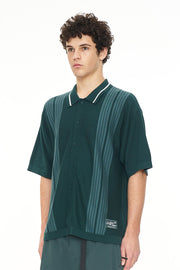 KNIT SHIRT GOLF GREEN