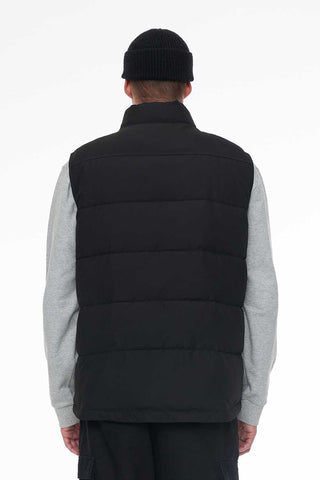 MENS HUFFER PUFFER VEST BLACK