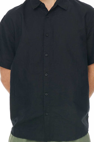 LIN-IN SS SHIRT BLACK