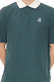 PIQUE SS POLO GOLF GREEN