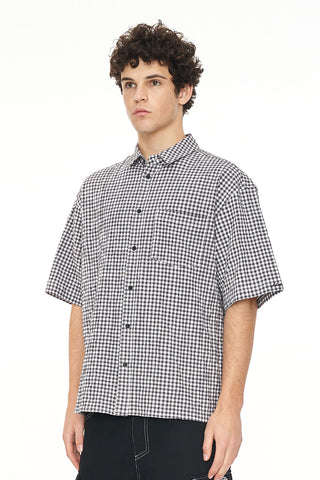 CROSBY SS SHIRT BLACK/IVORY