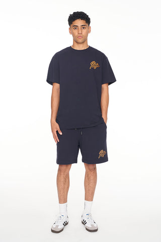 TRACK SHORT/BYPASS NAVY