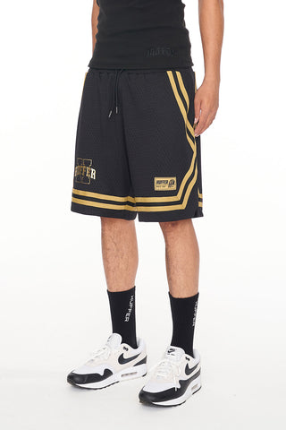 MESH BB SHORT/PILLAR BLACK/GOLD