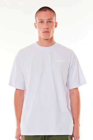 ESSENTIAL BLOCK TEE WHITE