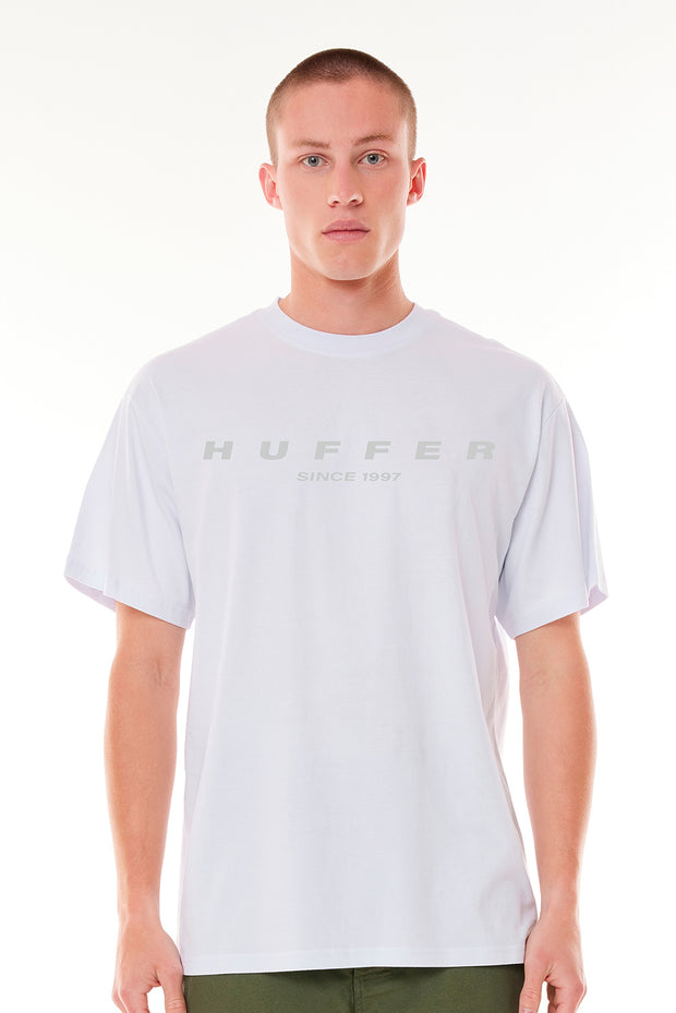 MENS BLOCK TEE/PRINCIPLE WHITE