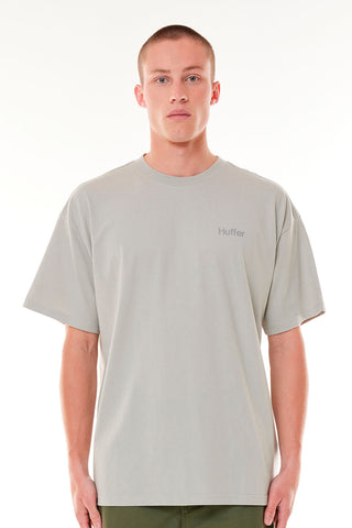 MENS BLOCK TEE STONE