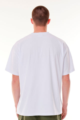 MENS BLOCK TEE WHITE