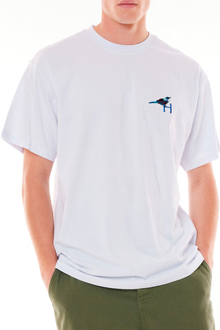 MENS SUP TEE/BREWED WHITE