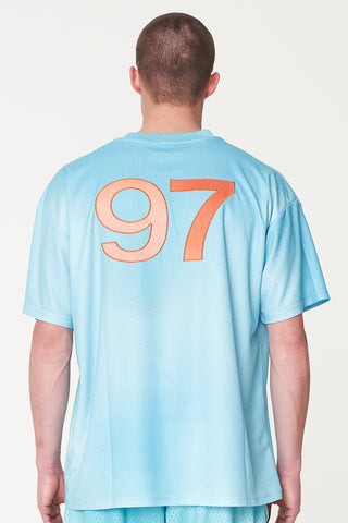 3 BALLER SWISH TEE AQUA