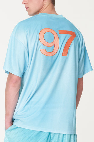 3 BALLER SWISH TEE AQUA