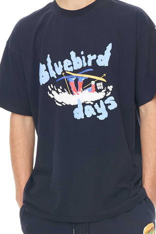 BLOCK TEE 220/BLUEBIRD NAVY