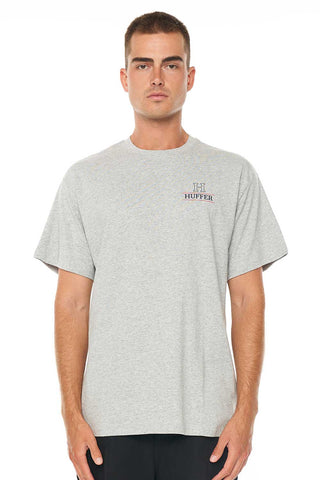 MENS SUP TEE/SIGN OFF GREY MARLE