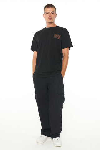 MENS SUP TEE/LAYERS BLACK