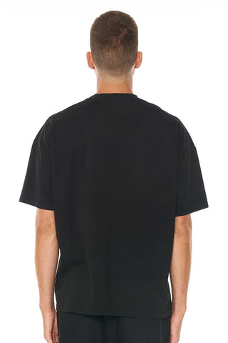 BOX TEE 220/LINED OUT WASHED BLACK