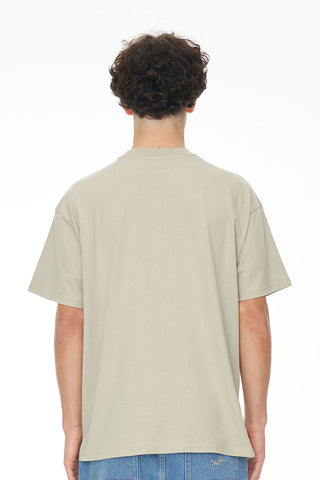 BLOCK TEE 220/POST UP DUNE