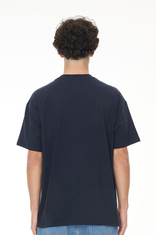 BLOCK TEE 220/POST UP NAVY