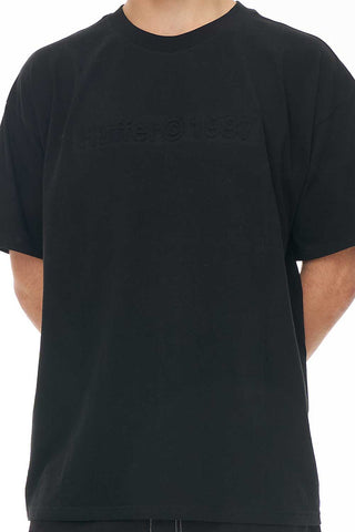 BLOCK TEE 220/COPYWRITE BLACK