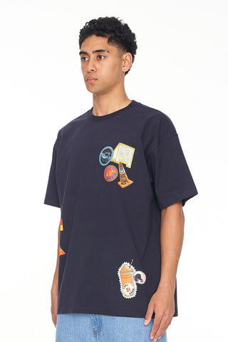 BLOCK TEE 220/BIG SMOKE NAVY