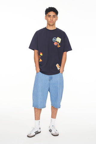 BLOCK TEE 220/BIG SMOKE NAVY