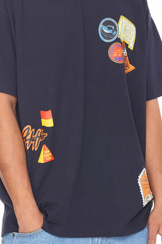 BLOCK TEE 220/BIG SMOKE NAVY