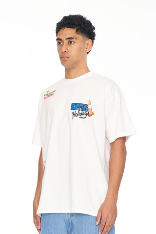 BLOCK TEE 220/TRIPPIN CHALK