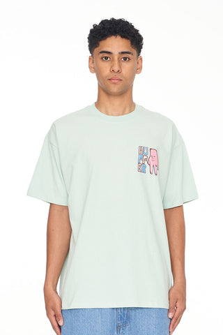 BLOCK TEE 220/WINDY MINT