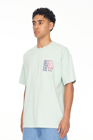 BLOCK TEE 220/WINDY MINT