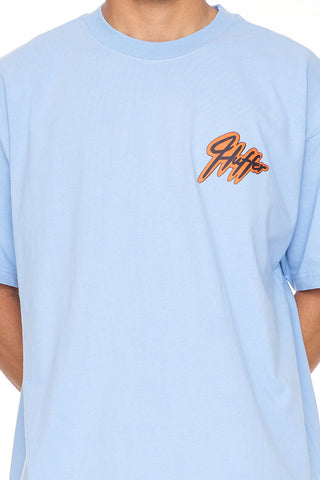 BLOCK TEE 220/GULLIBLE TIDE BLUE