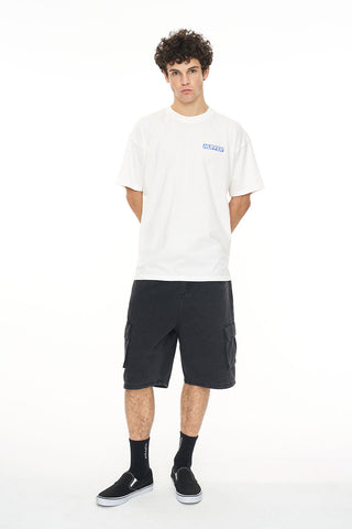 BLOCK TEE 220/STACKEDUP CHALK