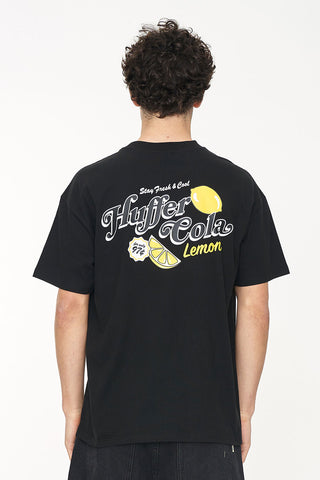 BLOCK TEE 220/LEMON COLA BLACK