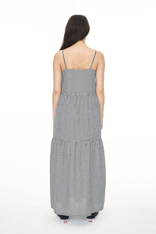 HARPER RESORT DRESS BLACK/CHALK