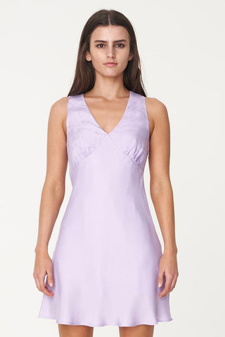 MISA SHIFT DRESS HYACINTH