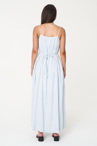 CELINE MAXI DRESS BLUE/WHITE