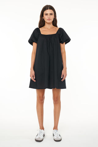 DAWN AIRY MINIDRESS BLACK