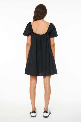 DAWN AIRY MINIDRESS BLACK