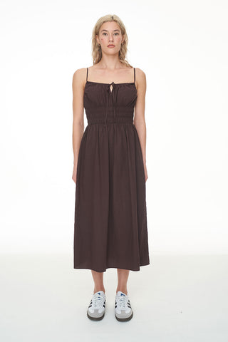 CRUISE EDEN MIDI DRESS CACAO