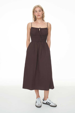 CRUISE EDEN MIDI DRESS CACAO