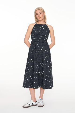 BARDOT JEANNE MIDI DRESS POLKA DOT