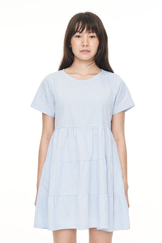 CRUISE MILLY DRESS BLUE HAZE/CHALK