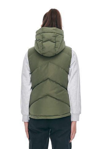 WMNS CLASSIC DOWN VEST KHAKI