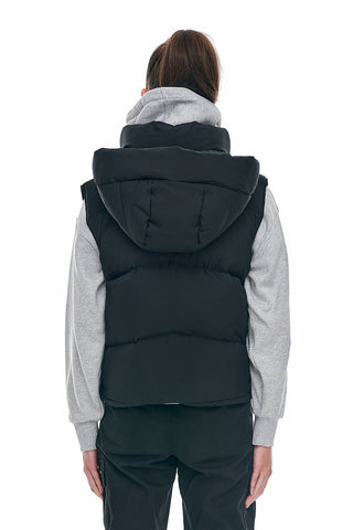 WMNS BLOCK DOWN VEST BLACK