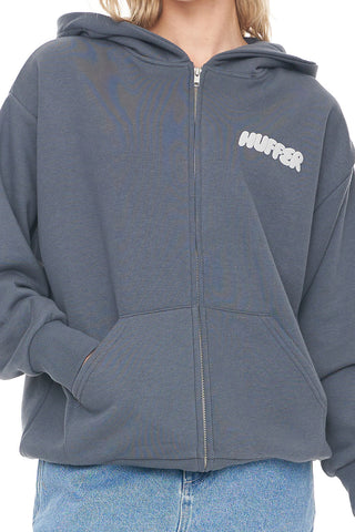 WMNS WEEKEND ZIP HOOD/HUBBA GRAPHITE