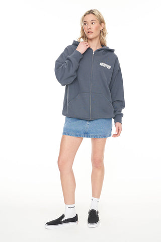 WMNS WEEKEND ZIP HOOD/HUBBA GRAPHITE