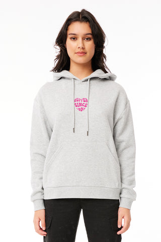 WMNS SLOUCH HOOD/HEART U SILVERMARLE